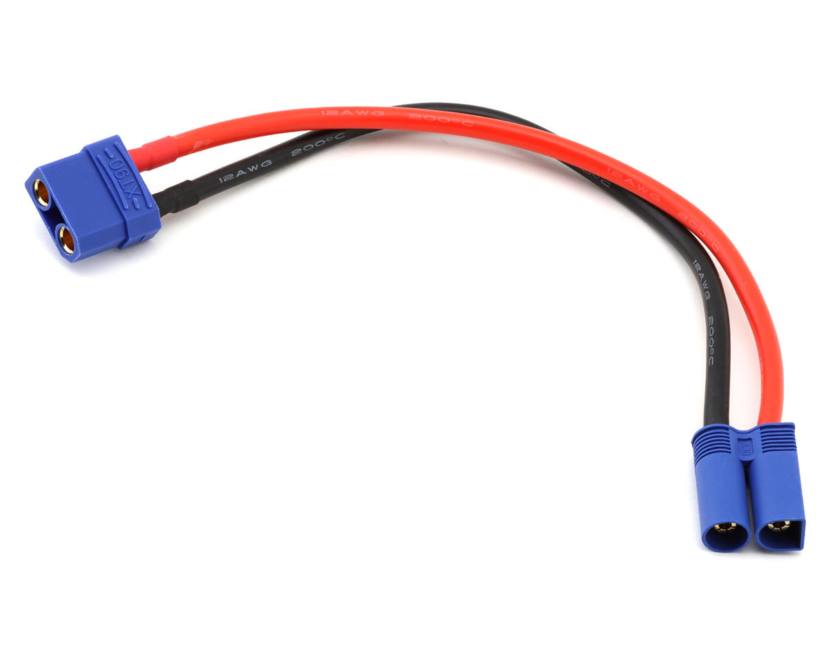 ProTek RC Heavy Duty EC5 Charge Lead (Male EC5 to Female XT90) (12awg) ProTek RC Heavy Duty EC5 Charge Lead (Male EC5 to Female XT90) (12awg)